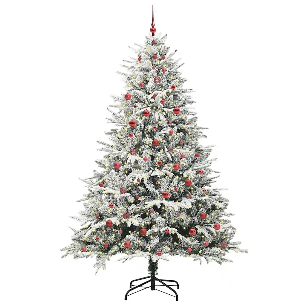 Albero di Natale Artificiale Pre-illuminato con Set di Palline 3395415