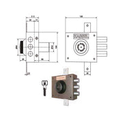 Serratura Sic.Triplice Sx Pompa 2202/Cp Kassel