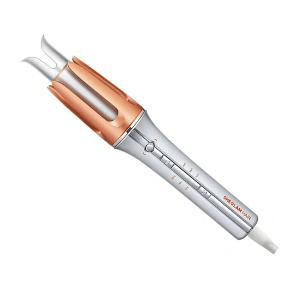 Trade Shop - Arricciacapelli Automatico Con 3 Temperature Rotazione Antigroviglio Per Styling Capelli -