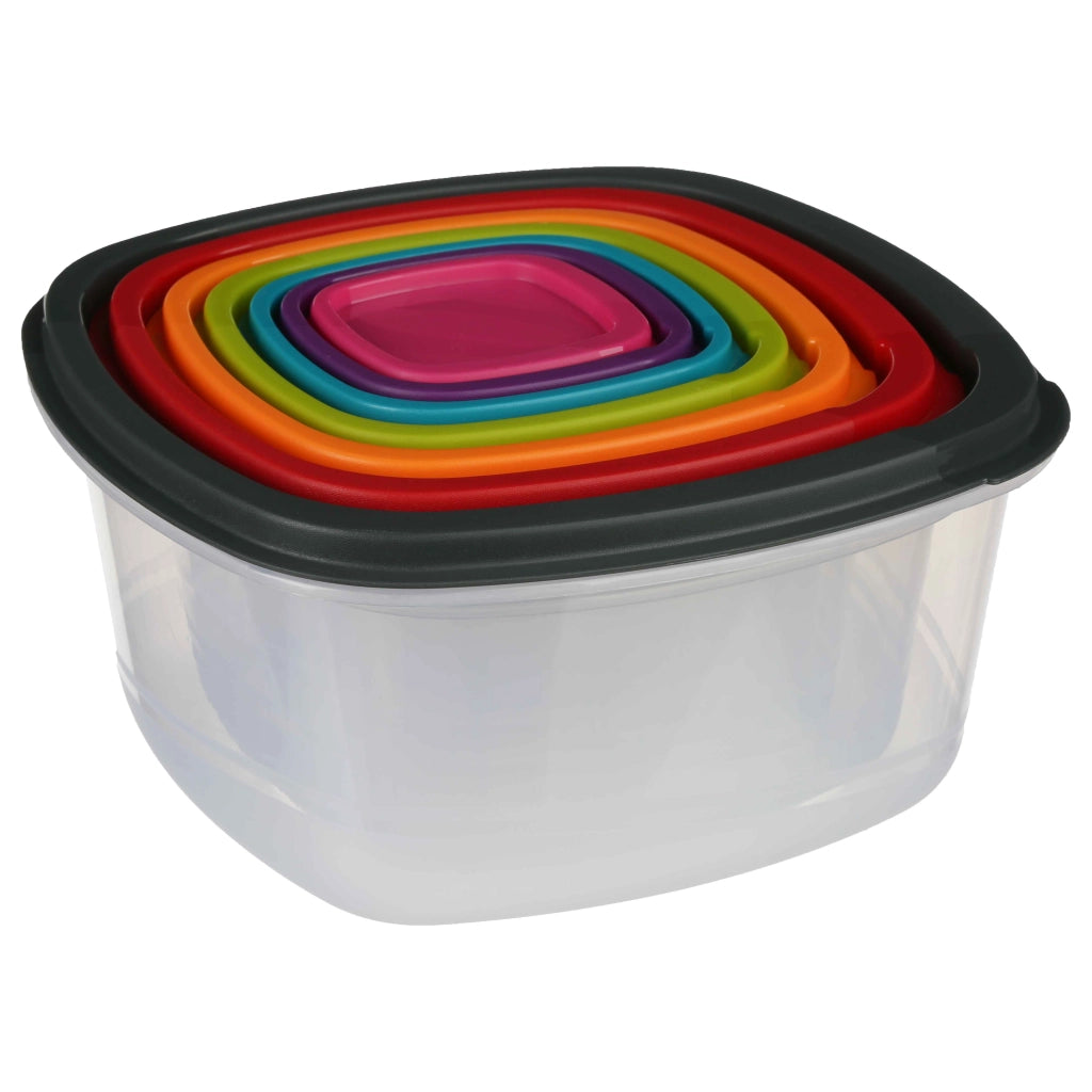 Set di 7 contenitori Colorati