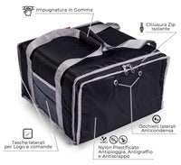 Borsa Termica Porta Pizze da Asporto 6 Cartoni Safemi Express 6 Nera