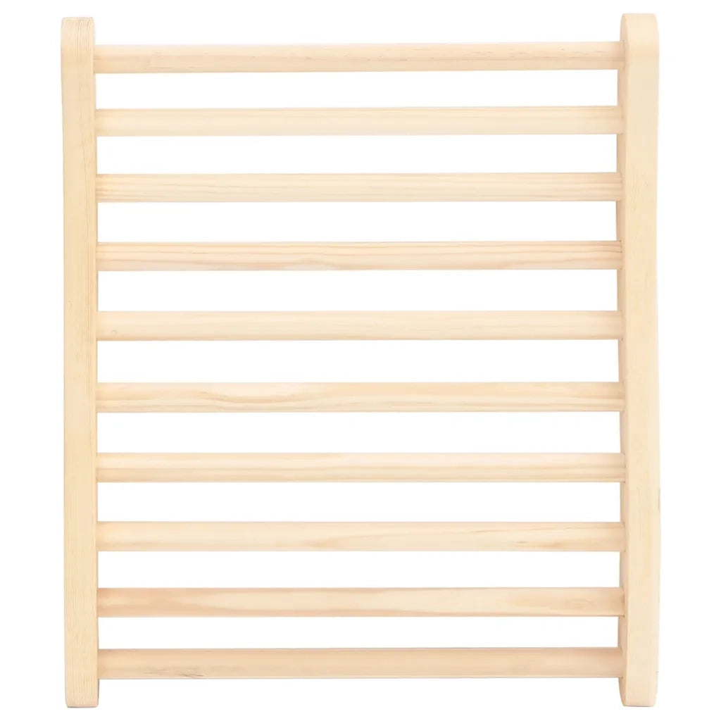Schienale a Forma di S per Sauna in Legno Massello di Pino cod mxl 43466