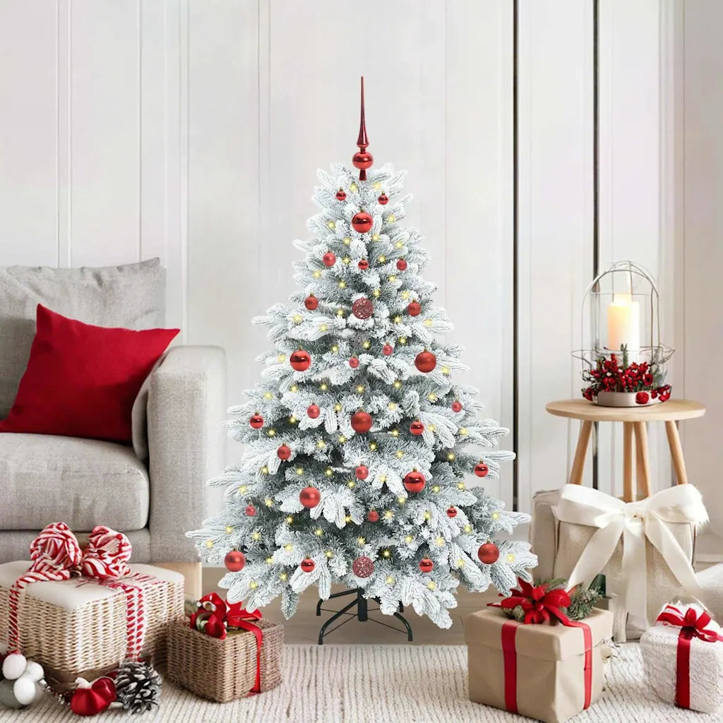 Albero di Natale artificiale con 150 LED Bianco 120 cm PE e PVC 3397588