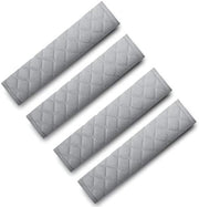 Set di cuscini per auto per bambini, insieme di 4 cuscini per schiena per cinture di sicurezza, cuscini protettivi con tasche in velluto per comfort durante il viaggio