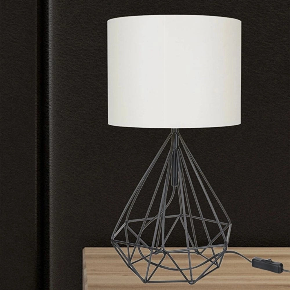 Lampada da tavolo ufficio scrivania Pena nero bianco MDL4268