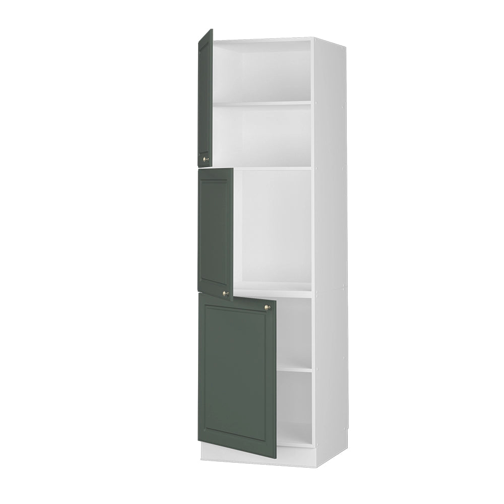 Mobile per forno da incasso Fame-Line Verde-oro rustico/Bianco 60 cm Vicco