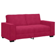 Divano | Divano da soggiorno | Sofa a 2 Posti Rosso Vino 180x78x84 cm in Velluto
