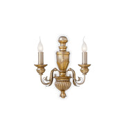 Applique Classica Firenze Materie Plastiche Oro 2 Luci E14