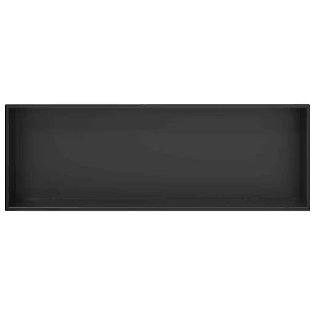 Nicchia per doccia Nero 90 x 30 x 9,5 cm Acciaio inossidabile CFW4707554