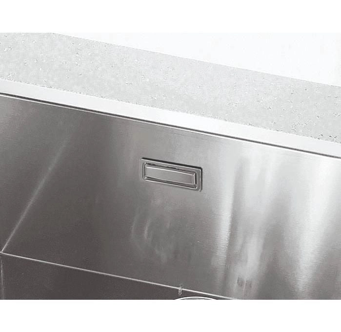 Yeppon 830.0750.10.2000.1170 Lavello 1 Vasca 75x51 cm Foro Miscelatore Acciaio Inox