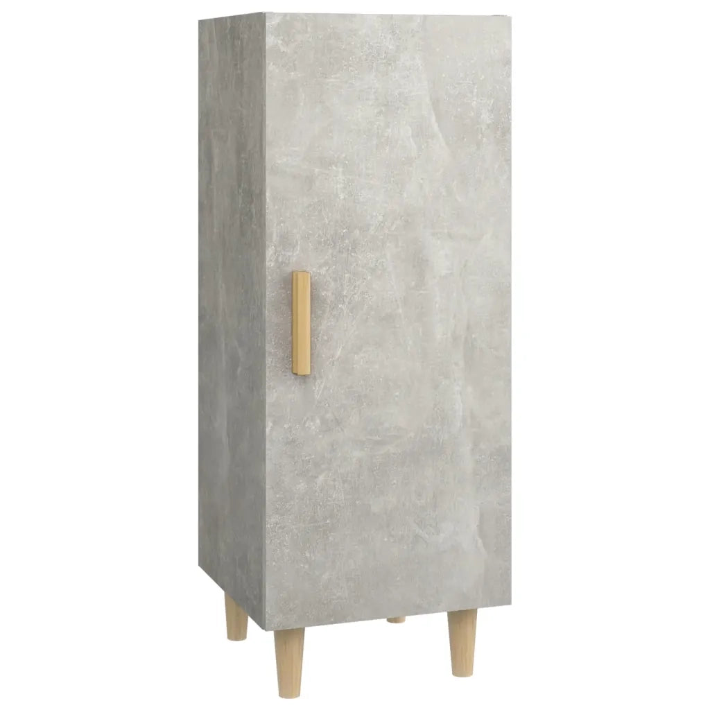 Credenza-Buffet-Armadio da cucina Grigio Cemento 34,5x34x90 cm in Legno Multistrato 863133