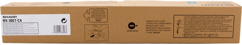 ORIGINAL Sharp toner ciano MX-36GTCA ~15000 Seiten