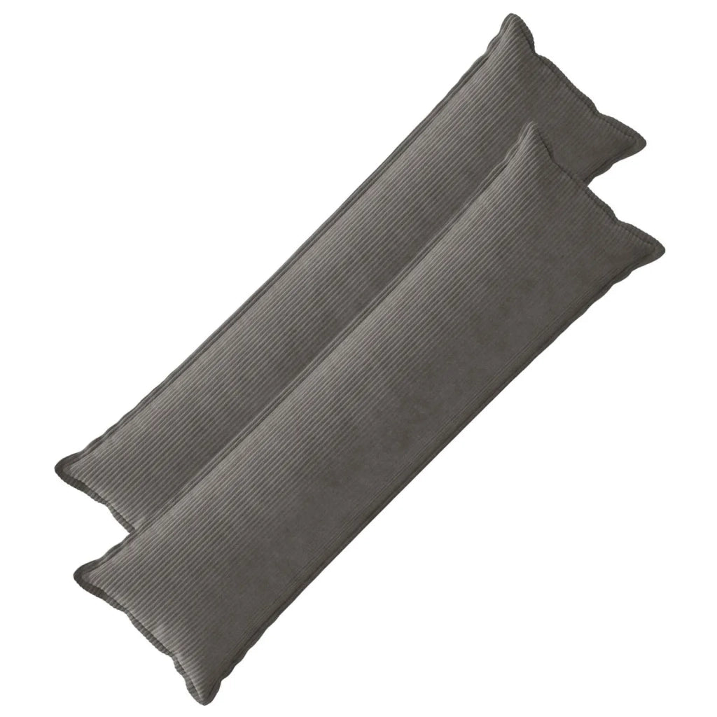 Federa 2 pz HOUTEN Grigio Scuro 40 x 145 cm corduroy 917205