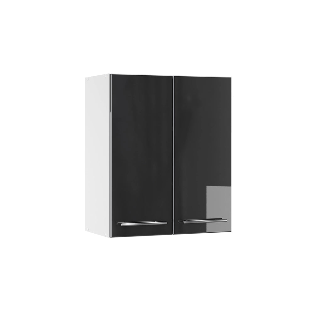 Pensile da cucina Fame-Line Antracite lucido/Bianco 60 cm Vicco