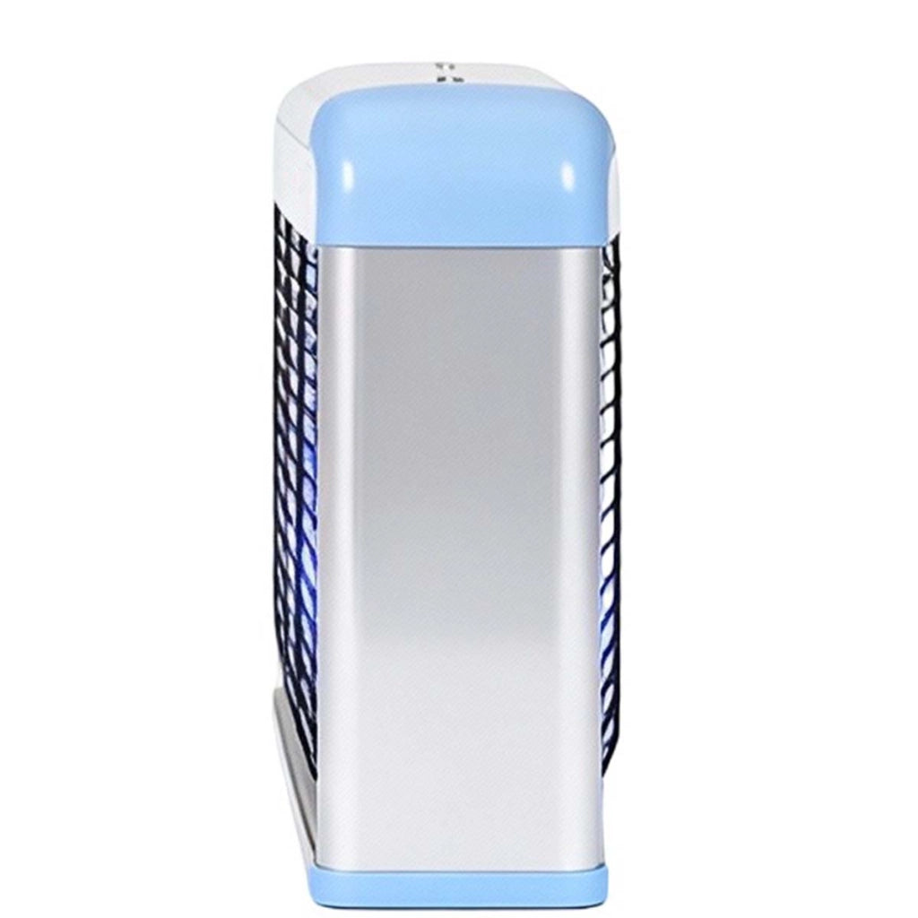 Lampada Elettrica Antizanzare a Doppio Tubo UV 30W da Appendere o da Posare Bianco / Blu Avizar