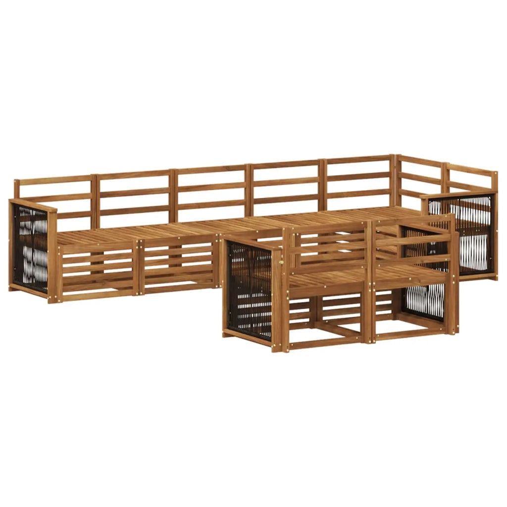 Set divani Legno di Acacia Massello 3384500