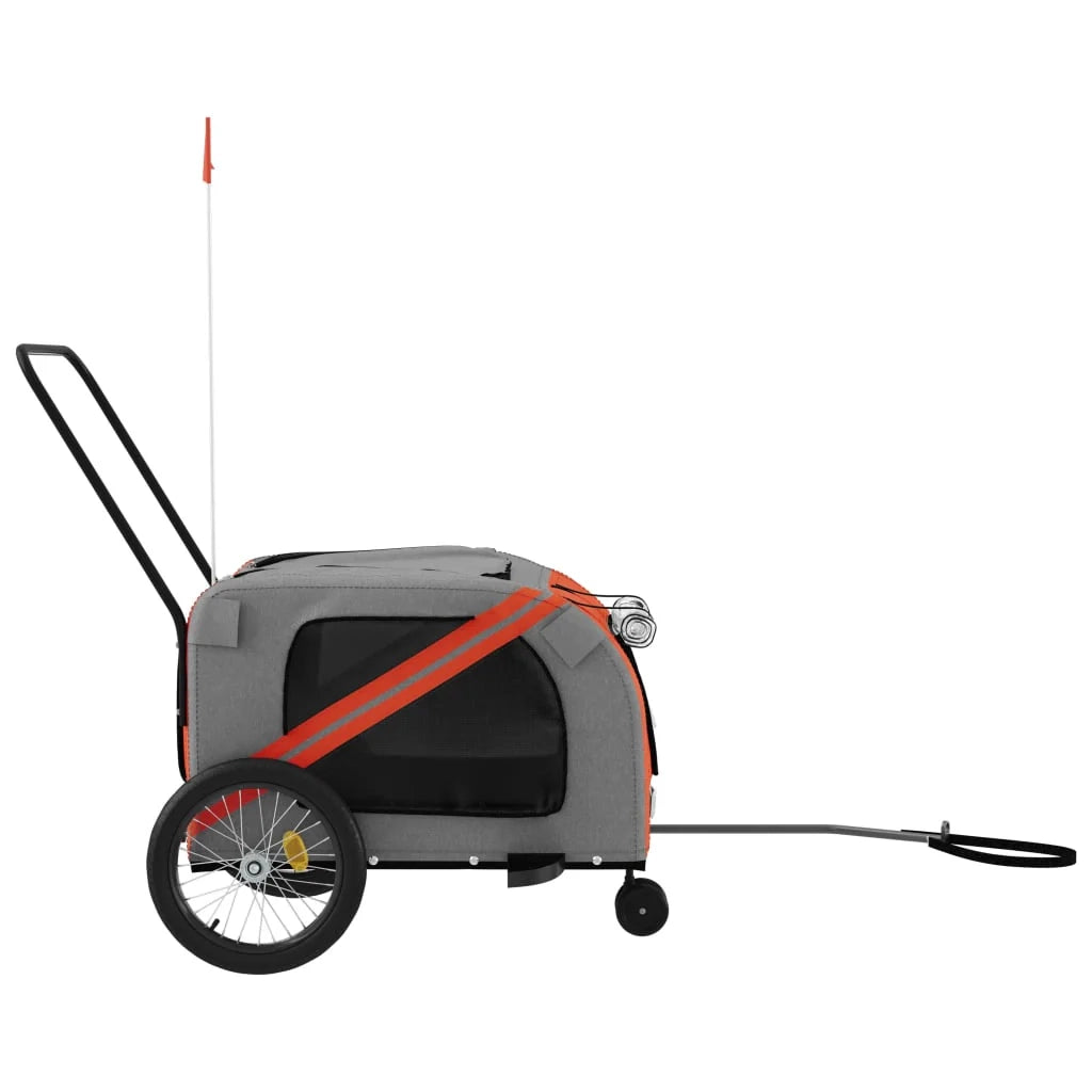 Rimorchio/carrello per animali domestici arancione 02_0044329