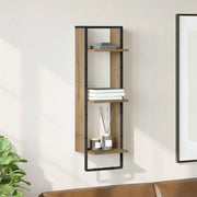 Scaffale da parete A parete Rovere artigianale 30 x 25 x 100 cm 882842