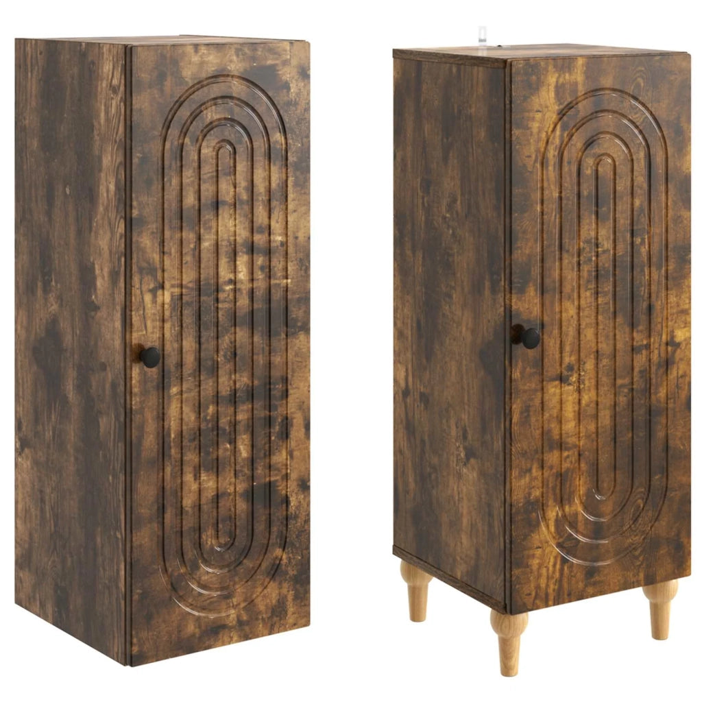 Set di armadi 2 pcs Rovere Fumo Legno ingegnerizzato 3416453