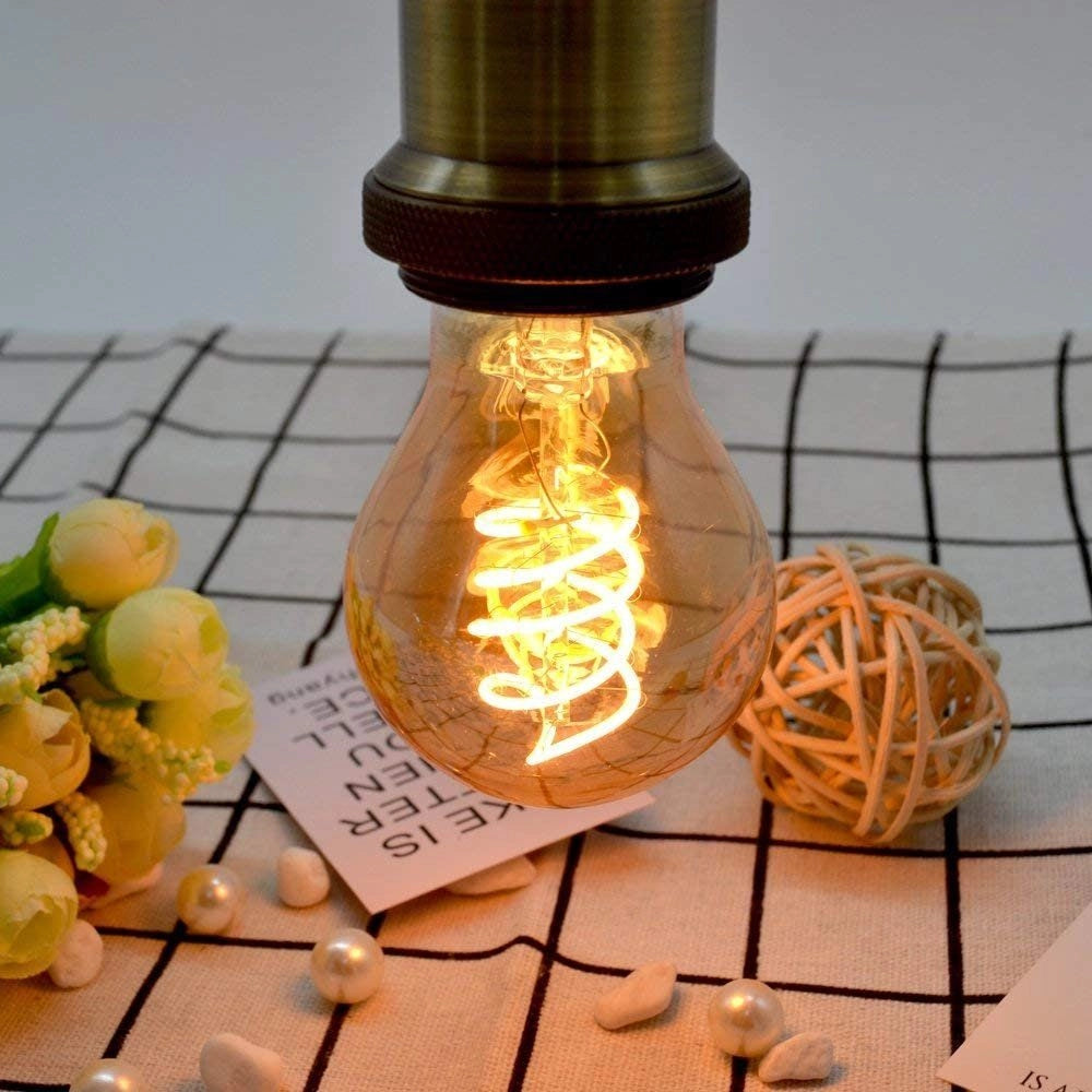 ZMH Bombilla LED Edison Bombilla Vintage 4W Bombilla A60 Bombilla Antigua Ideal para la Nostalgia