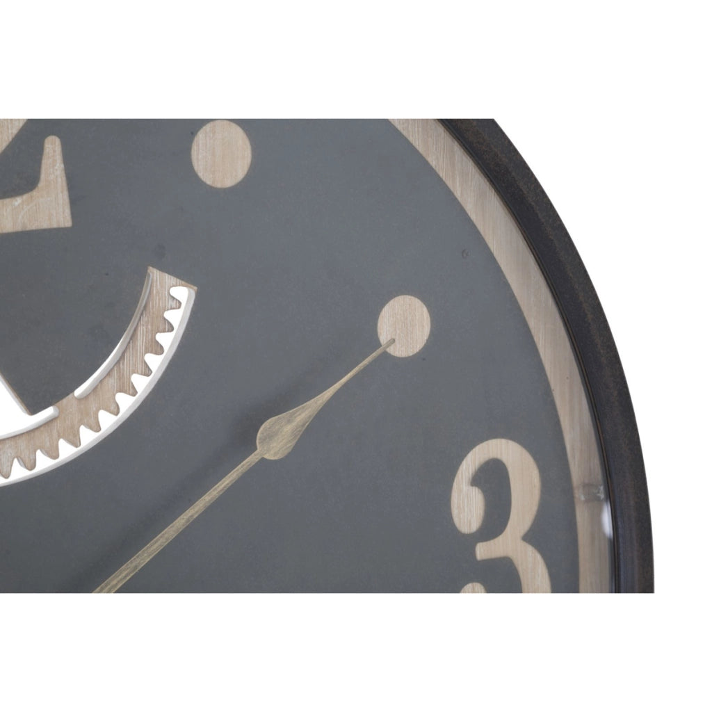 Orologio da Parete VKH271, Grigio, Metallo, 67x6,5x67 cm