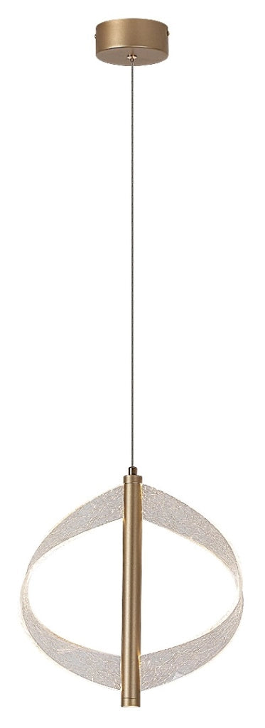 Lampada sospesa LED 8W Olyssia oro acrilico Rabalux
