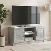Mobile TV Grigio Cemento 102 x 34,5 x 47 cm 895848