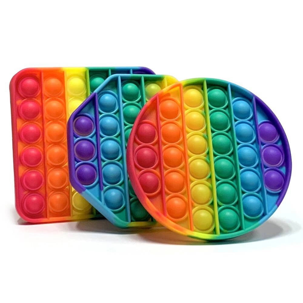 Trade Shop - Push Popit Bolle Fidget Giocattolo Antistress Sensory Bubble Gioco Per Bambini -