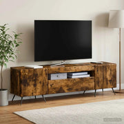 Mobile TV LED Rovere Fumo Legno ingegnerizzato 897570