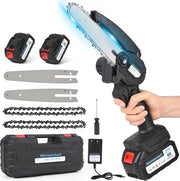 Serra a catena mini ad alta velocità 15 cm - Trimmer da giardino con batterie 2 x AAA - Compatta e leggera