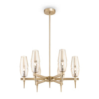 Lampadario House in Metallo Lita Opaco Oro