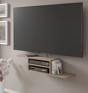 Mobile porta TV sospeso minimal DEDAL cm 90x22x20h  Rovere chiaro