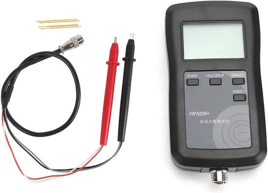 Misuratore di Batteria a Litiio con Alta Precisione e Tester di Resistenza Interna per Auto, Barca e Motociclo