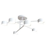 Lampada a sospensione HALO in acciaio verniciato bianco