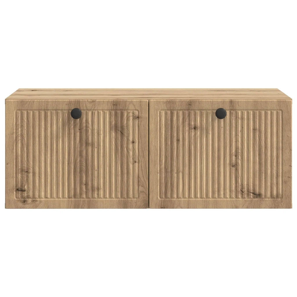 Mobile Porta TV da Muro Rovere Artigianale 78,5 x 41 x 30 cm 898014