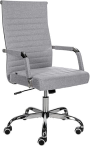 Sedia Da ufficio Amadora grigio,Tessuto