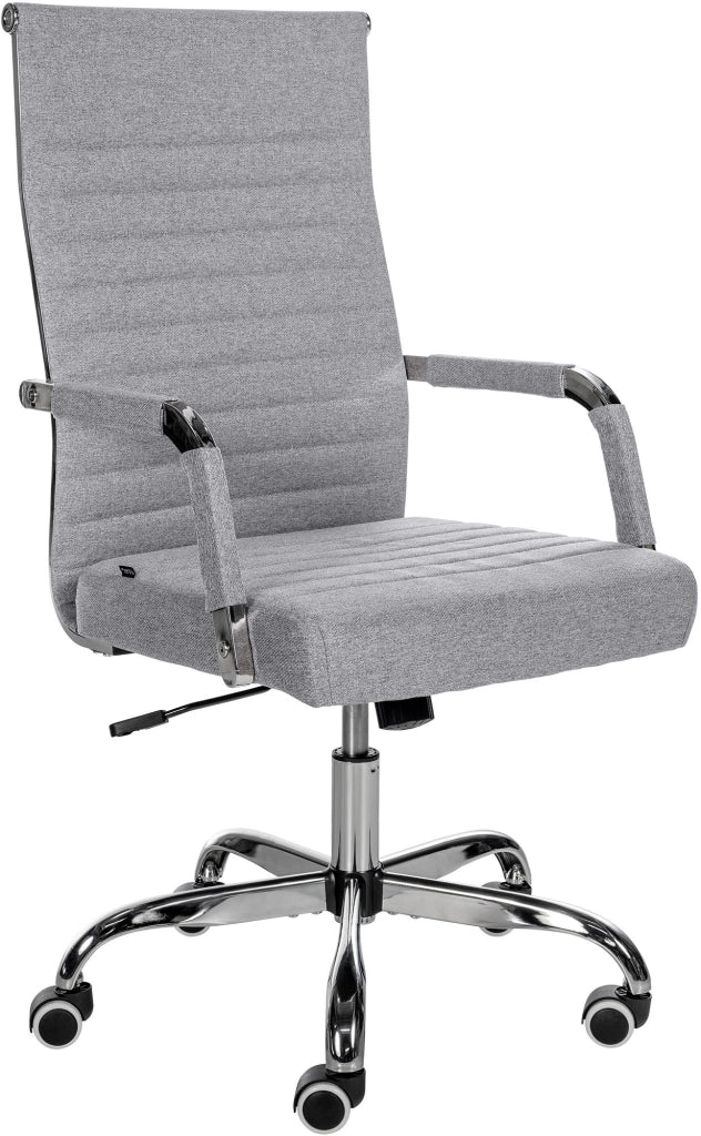 Sedia Da ufficio Amadora grigio,Tessuto