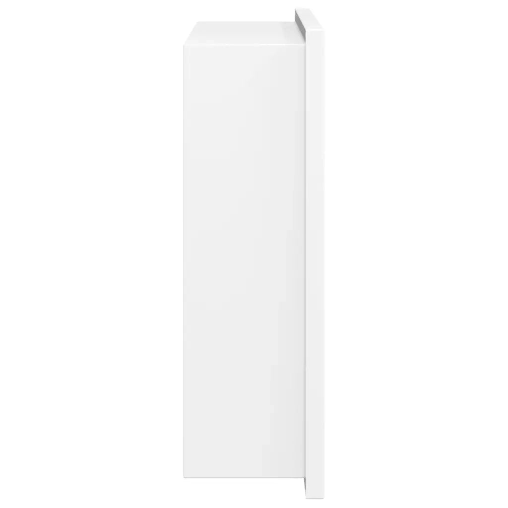Nicchia per Doccia Bianco Opaco 32x32x9cm in Acciaio Inox CFW3690846