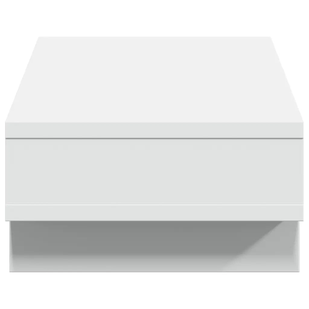 vidaXL Supporto per Monitor Bianco 50x27x15 cm in Truciolato