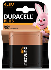 Blister 1 batteria 4,5V piatta DURACELL plus alcalina 3LR12