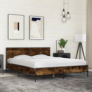 Giroletto Rovere Fumo 150x200 cm in Legno Multistrato Metallo 3280004