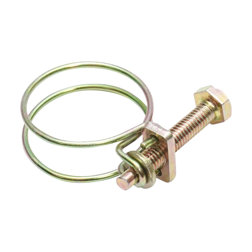 Fascetta stringicavo 26-30mm con vite M6x40mm per tubo flessibile Breckner Germany