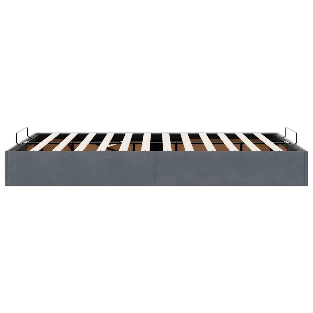 Struttura Letto Pouf Senza Materasso 80x200 cm Velluto 3310950