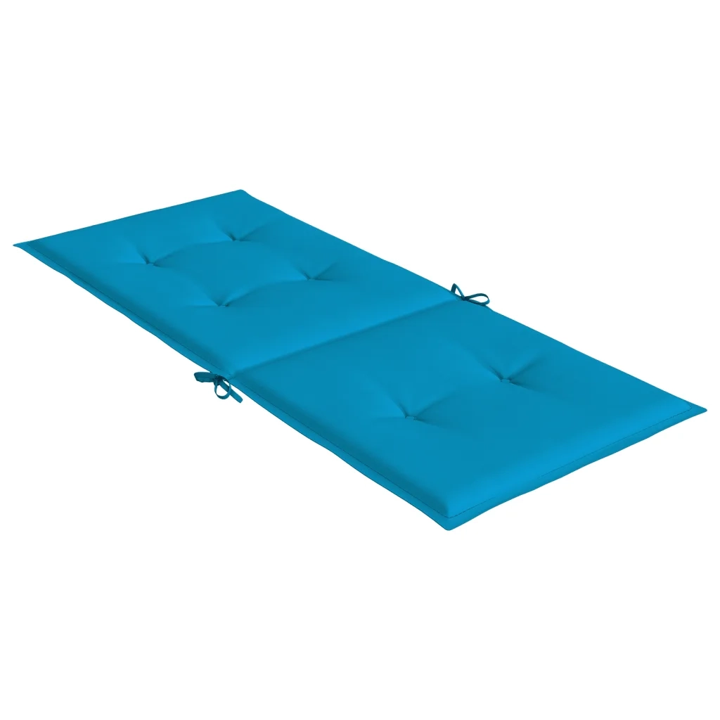 Cuscini per Sedie da Giardino 6 pz Blu 120x50x3 cm cod mxl 47636