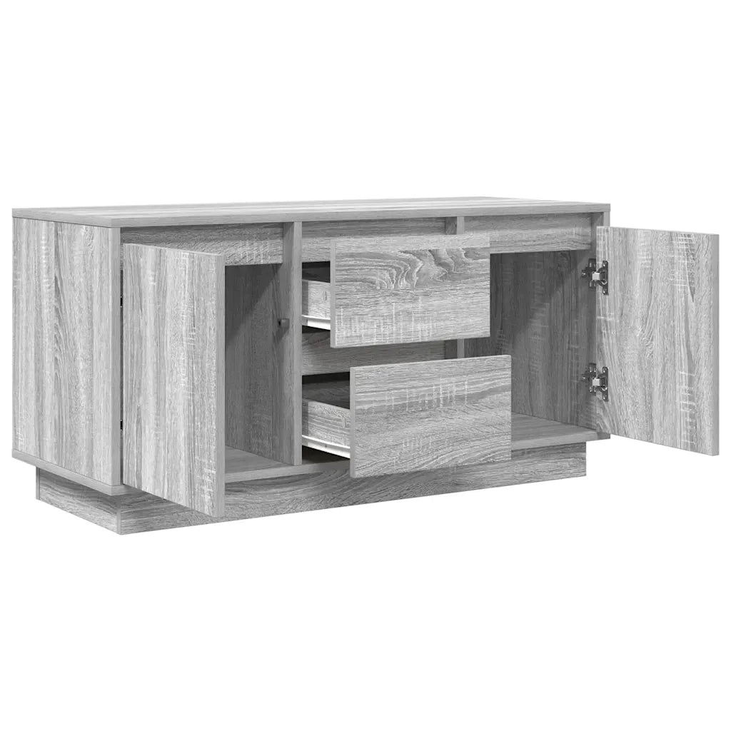 Mobile Porta TV con Luci LED Grigio Sonoma 100x41x50 cm 861414