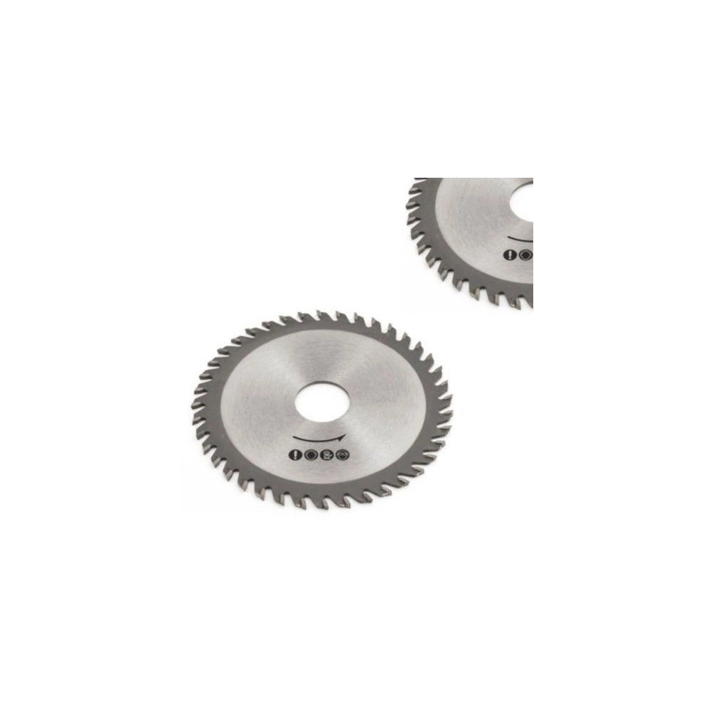 Trade Shop - Set 2pz Lame Disco Per Seghe Circolari Taglio Legno Smerigliatrice 115 Mm 30t -