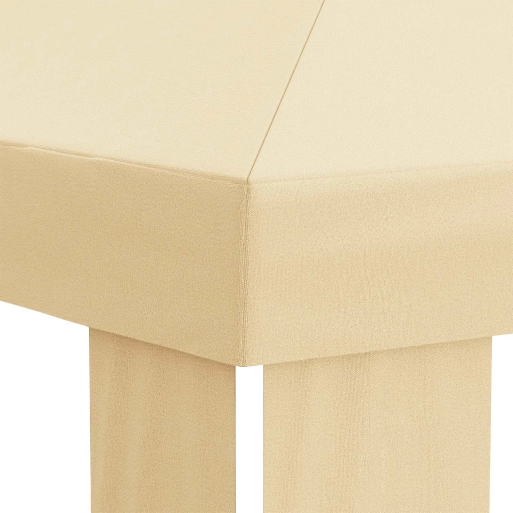 Copertura per Gazebo 6 x 3 m Crema Poliestere 190 900424