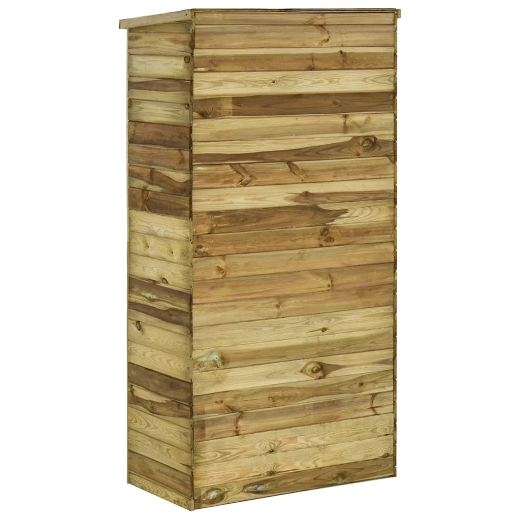 Capanno per Attrezzi in Legno di Pino 85x48x177 cm 45138