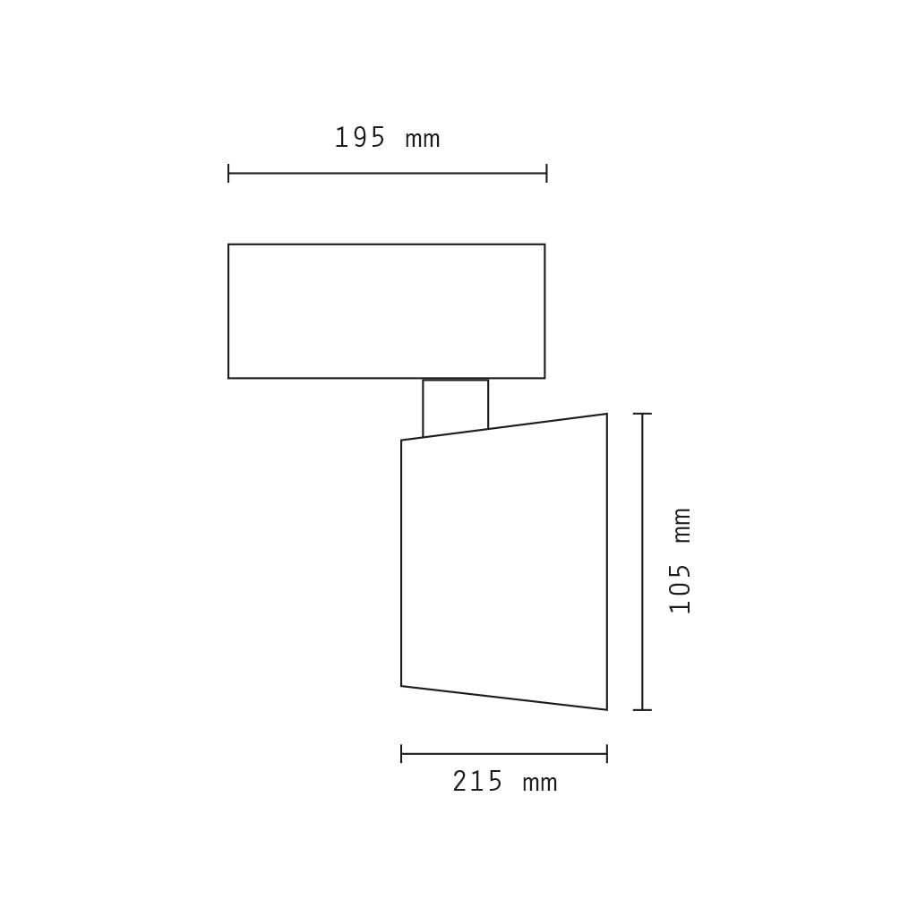 Faretto led binario bianco 45w trifase luce naturale 4000k