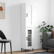 Credenza Bianca 34,5x34x180 cm in Legno Multistratocod mxl 126171
